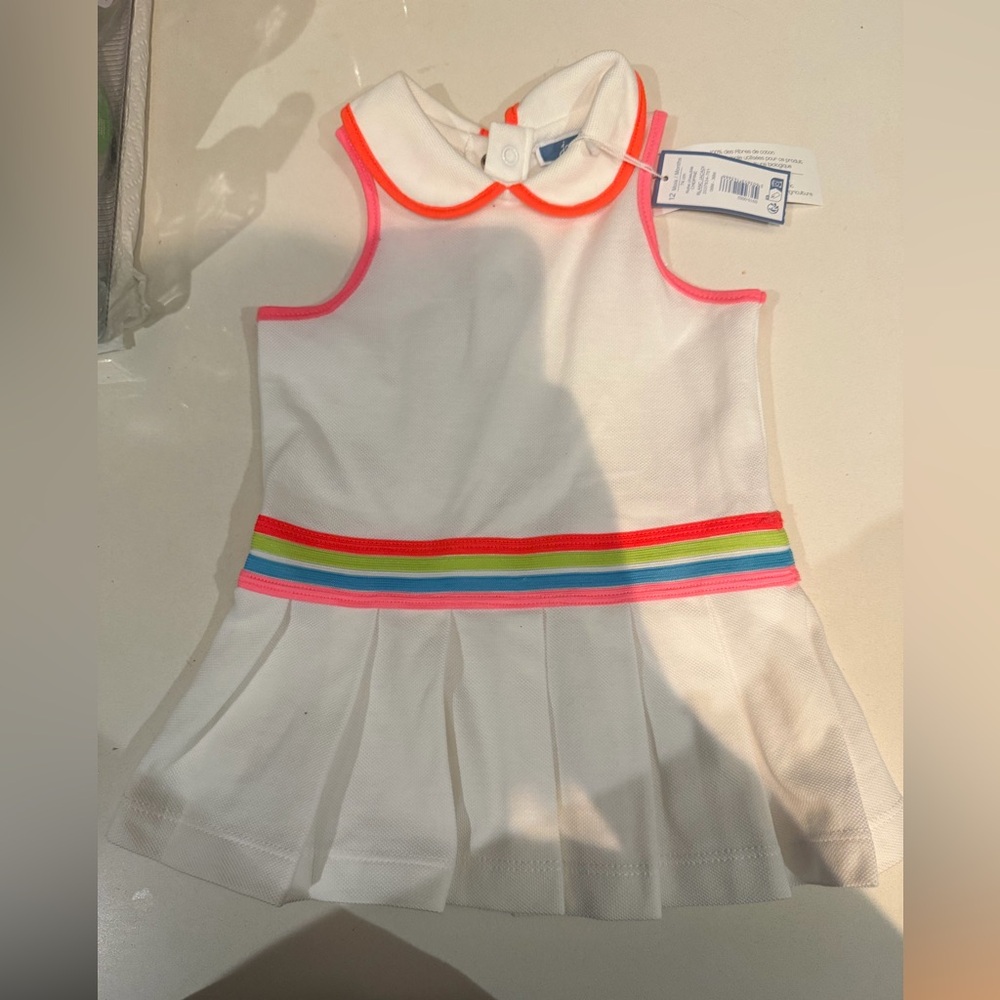 Jacadi Baby Girl Pique Dress #NWT